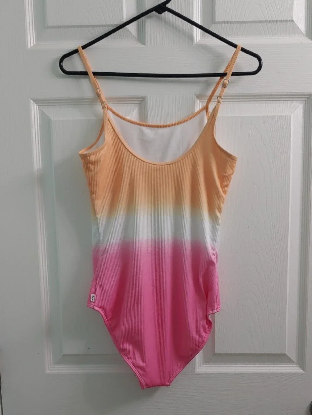Abercrombie Swimsuit Girls Peach Gradient One Piece Bikini Size 15/16